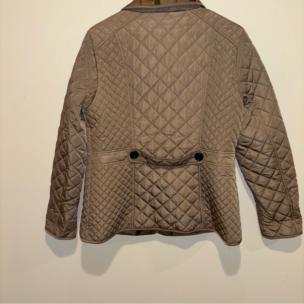 Liz Claiborne Quilted Button Front Chore Coat Jacket Size M - Picture 10 of 13